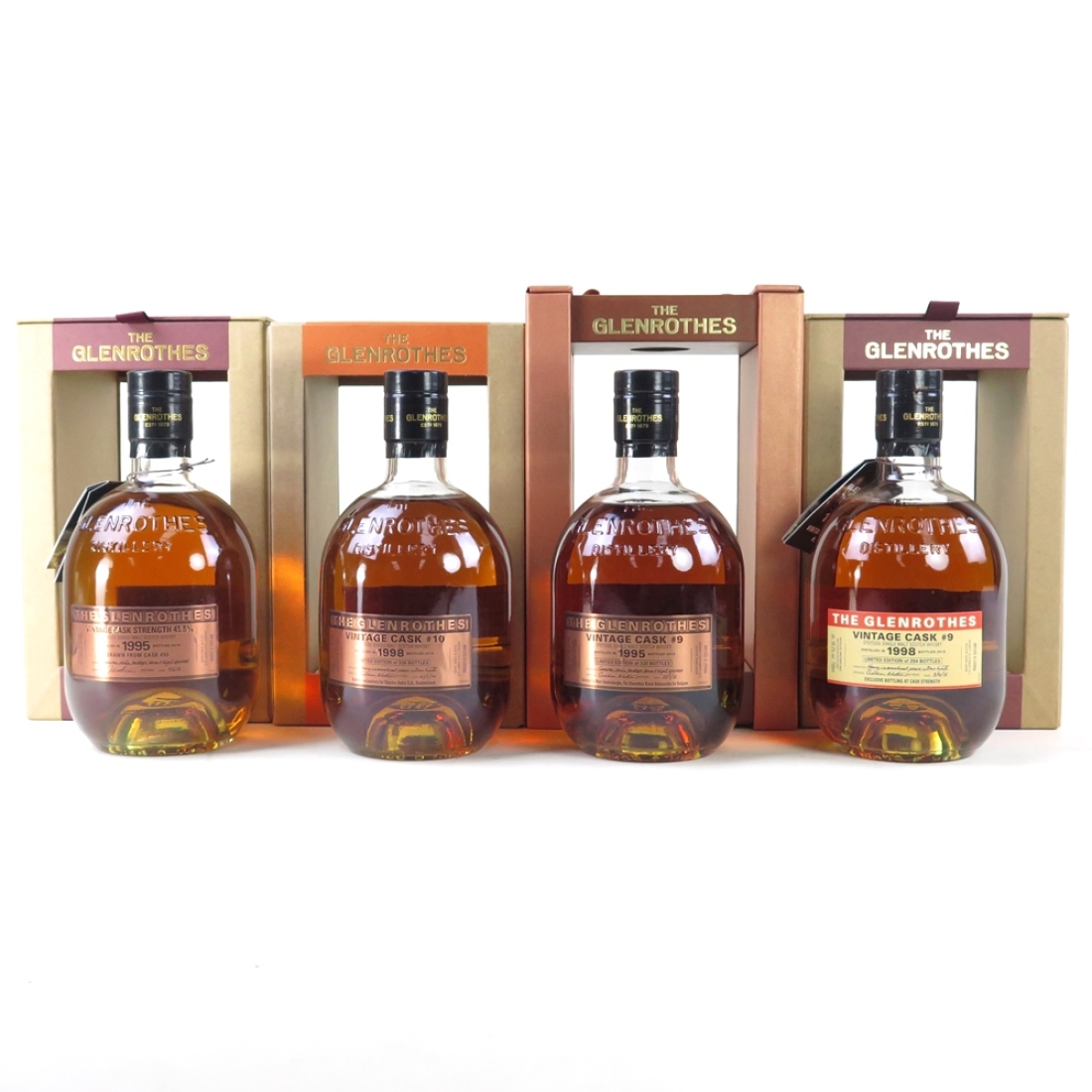 Glenrothes 1995 and 1998 Selection 4 x 70cl