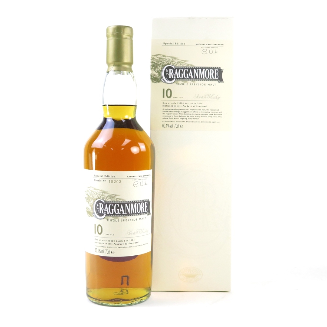 Cragganmore 1993 Cask Srength 10 Year Old