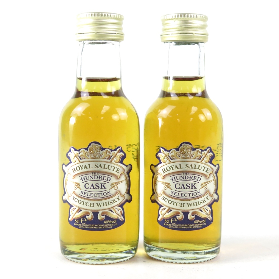 Chivas Regal Royal Salute The Hundred Cask 2 x 5cl Miniature