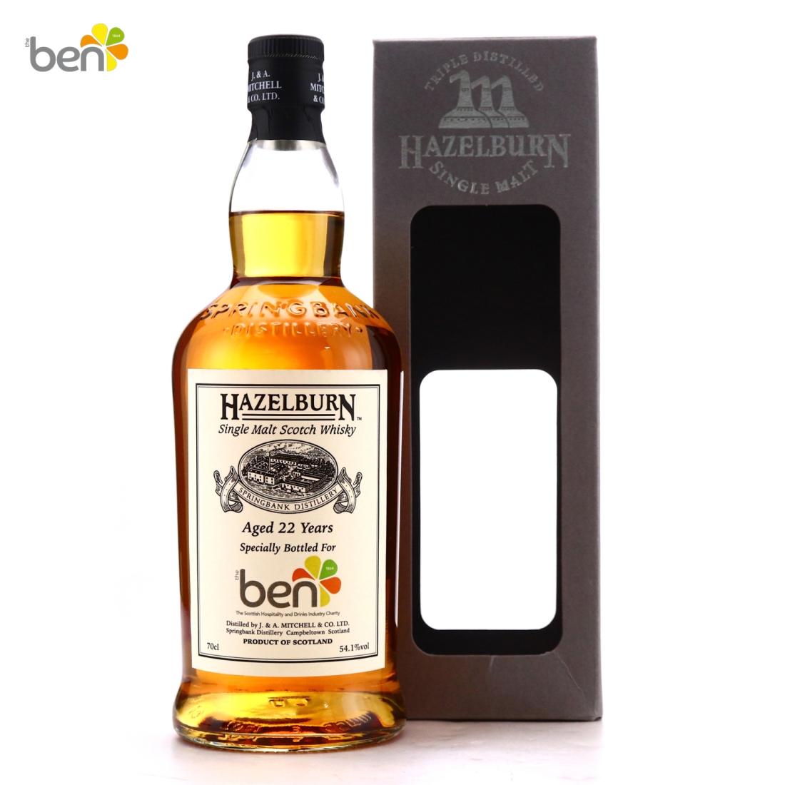 Hazelburn 22 Year Old The Ben  / Bottle No.1 of 1 - Charity Lot