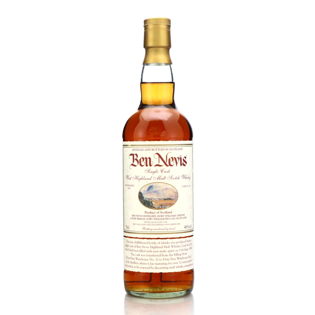 Ben Nevis 1996 Private Cask 12 Year Old #811