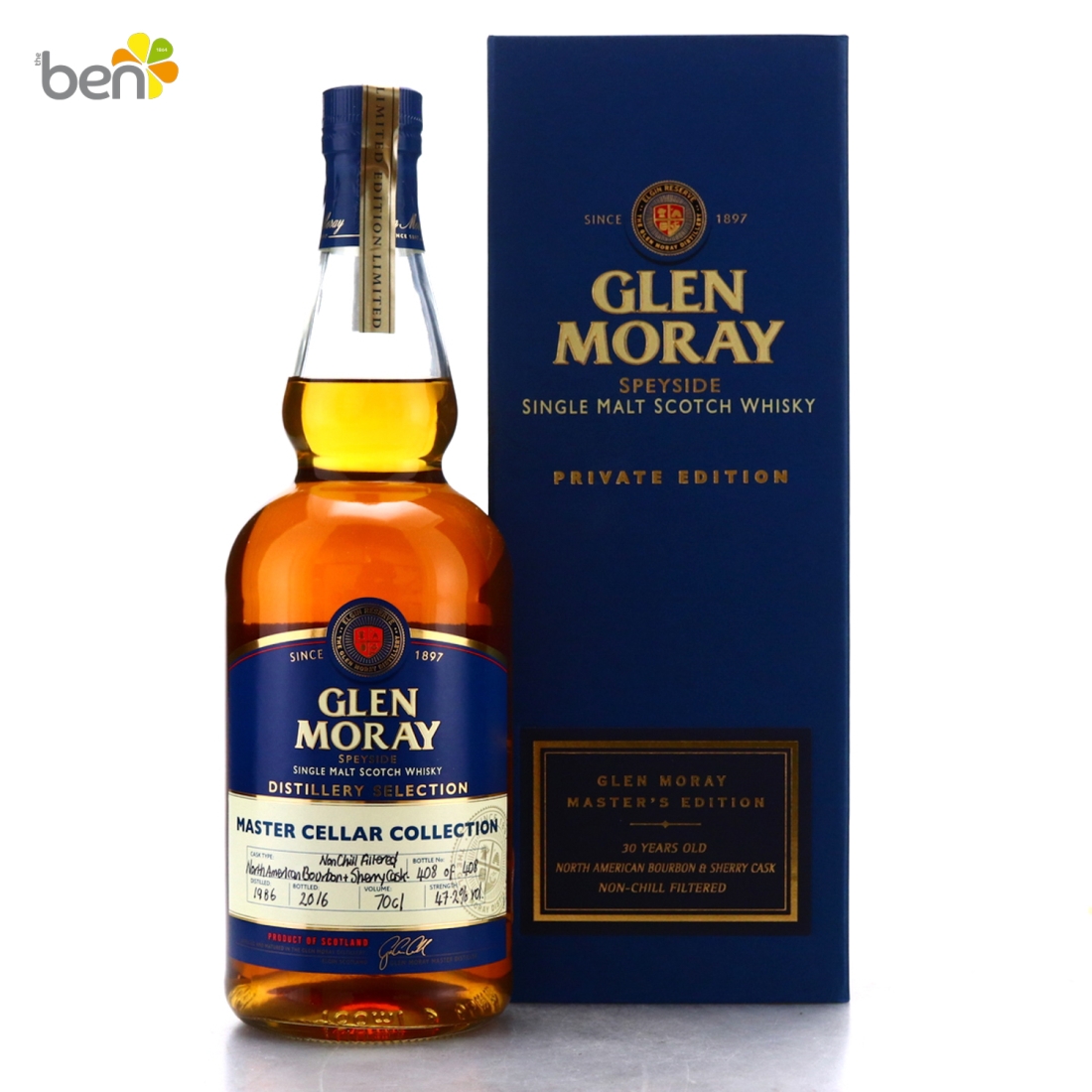 Glen Moray 1986 Master Cellar Collection 30 Year Old - Charity Lot