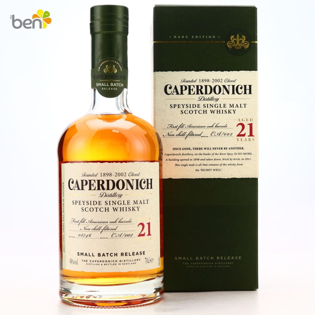 Caperdonich 21 Year Old Small Batch Release - Charity Lot
