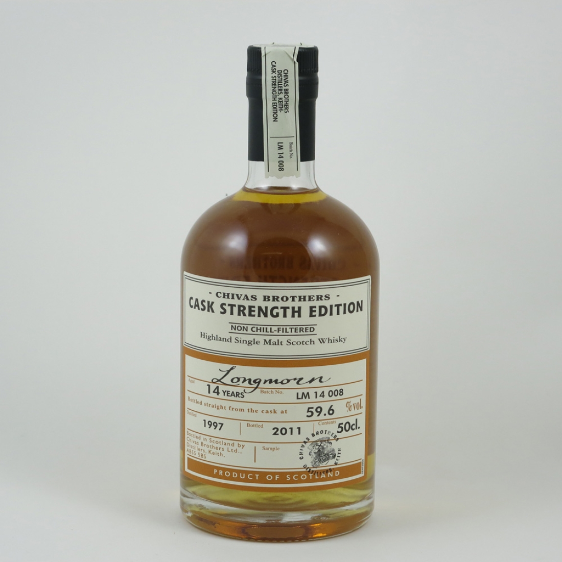 Longmorn 1997 14 Year Old Cask Strength Batch 008