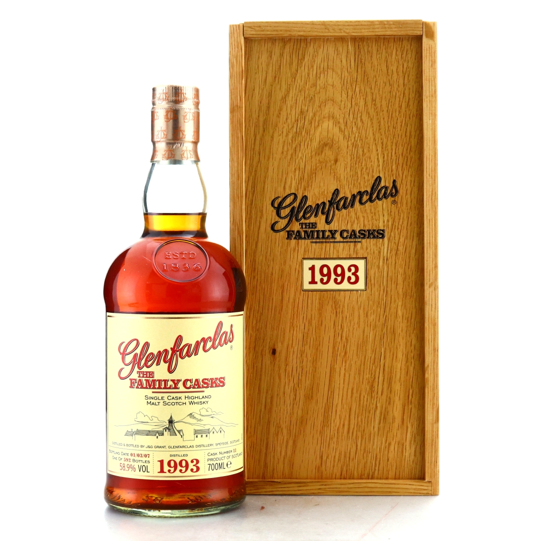 Glenfarclas 1993 Family Cask #11 / Spring 2007