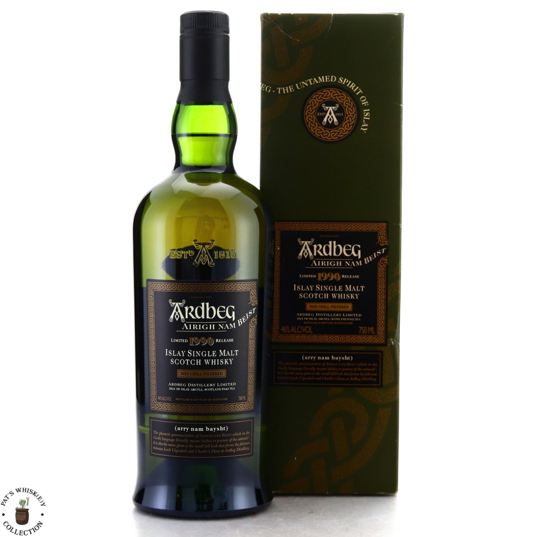 Ardbeg 1990 Airigh Nam Beist 2007 75cl / US Import