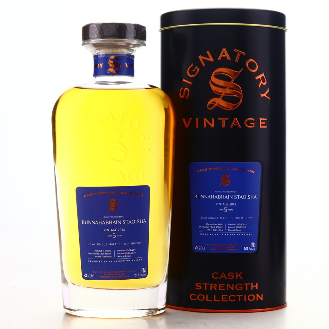 Bunnahabhain 2014 Signatory Vintage 5 Year Old Cask Strength / LMDW