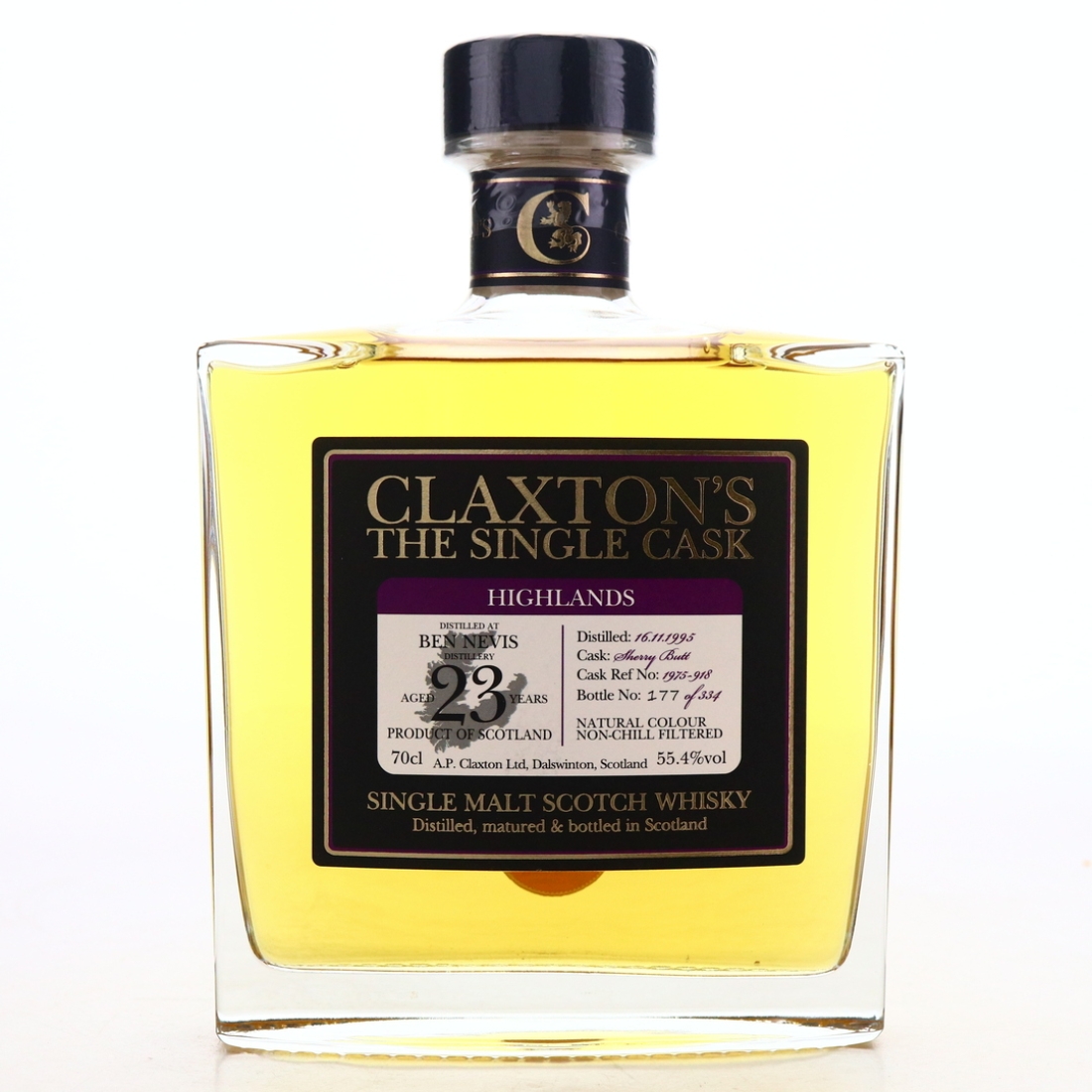 Ben Nevis 1995 Claxton's 23 Year Old