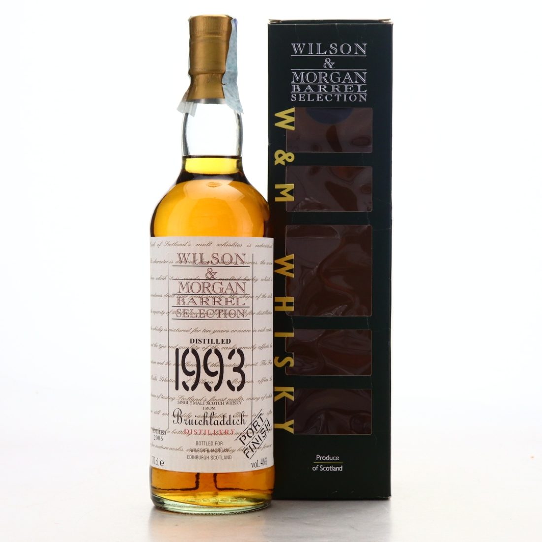 Bruichladdich 1993 Wilson and Morgan Port Finish
