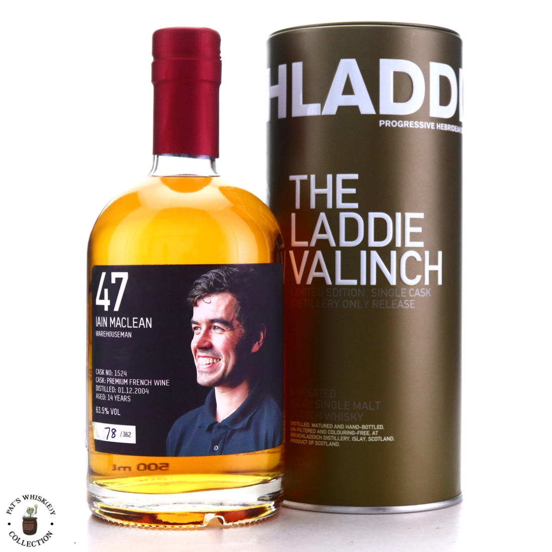 Bruichladdich 2004 Iain Maclean Valinch 14 Year Old / Premium French Wine