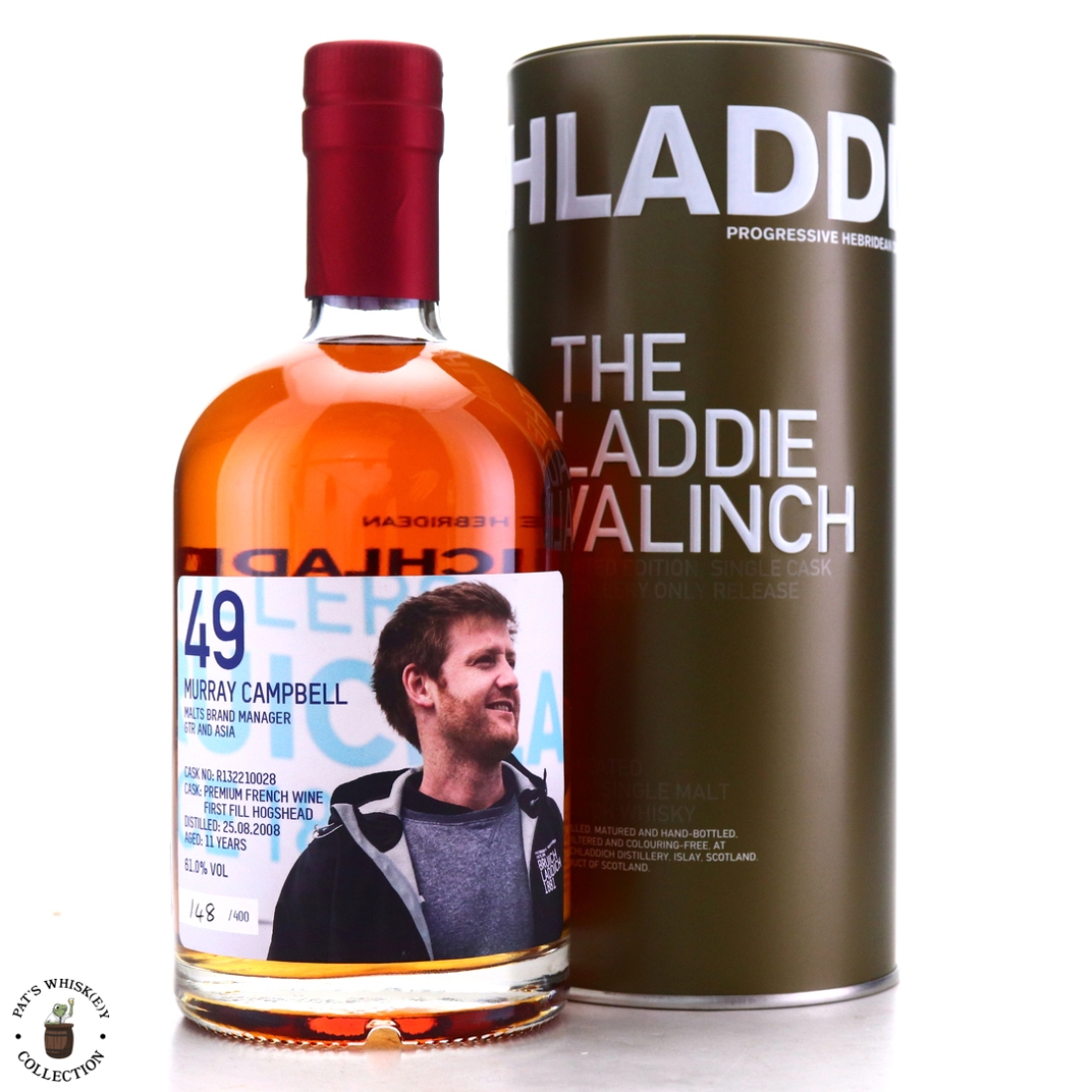 Bruichladdich 2008 Murray Campbell Valinch 11 Year Old / Premium French Wine