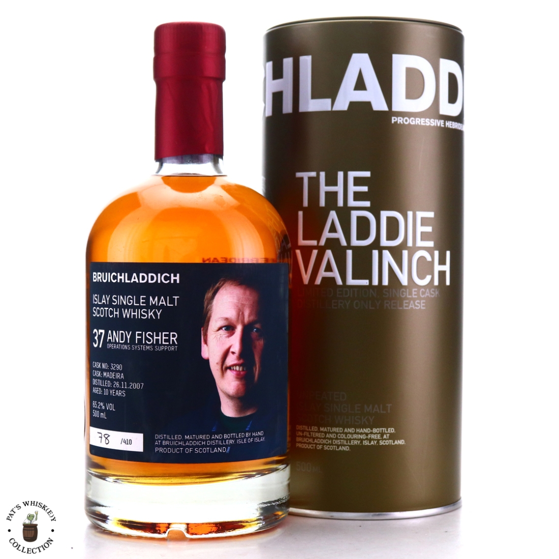 Bruichladdich 2007 Andy Fisher Valinch 10 Year Old / Madeira