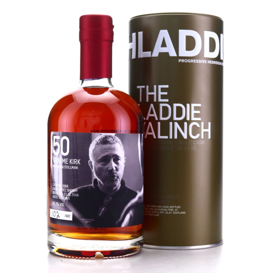 Bruichladdich 2006 Graeme Kirk Valinch 13 Year Old / Refill Sherry