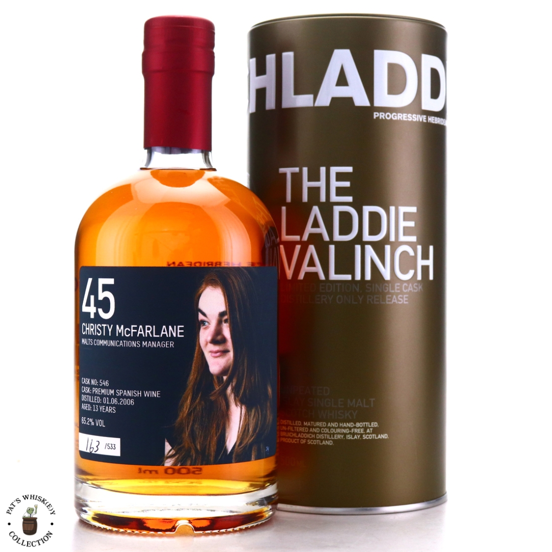 Bruichladdich 2006 Christy Macfarlane Valinch 13 Year Old / Premium Spanish Wine