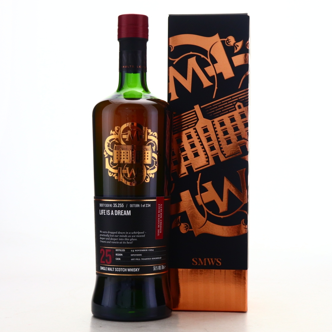Glen Moray 1994 SMWS 25 Year Old 35.255