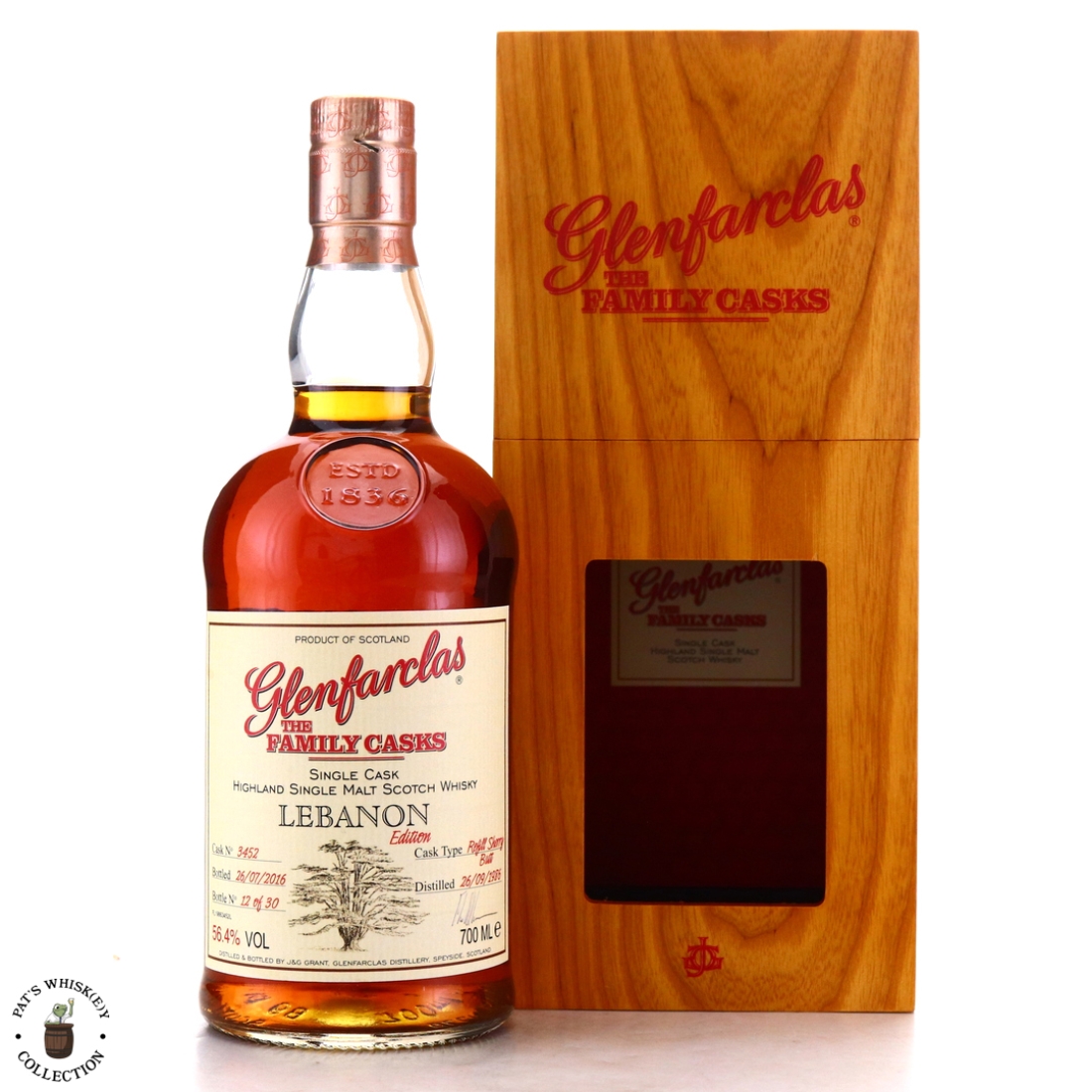 Glenfarclas 1986 Family Cask #3452 / Lebanon Edition