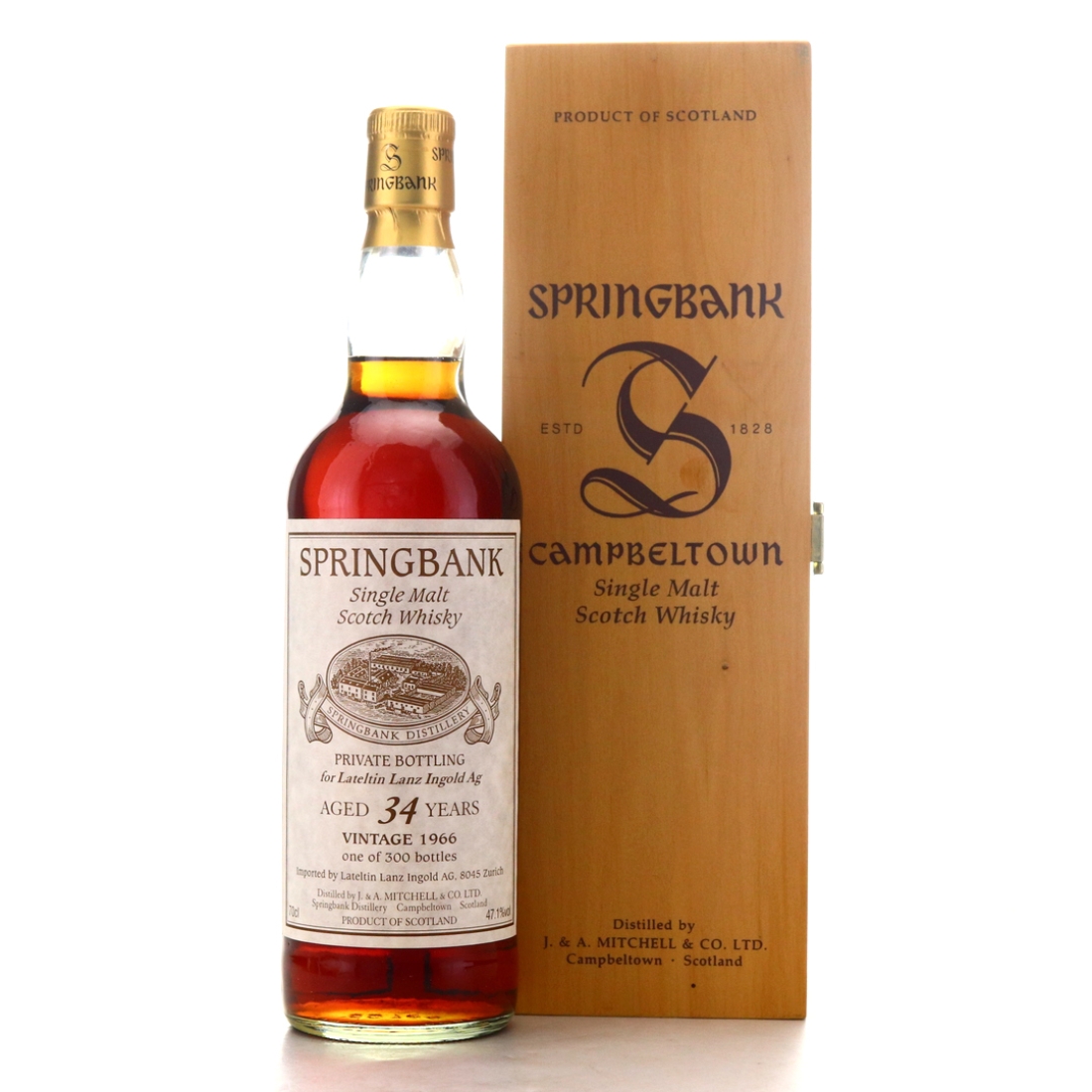 Springbank 1966 Private Bottling 34 Year Old / Lateltin Laz Ingold Ag