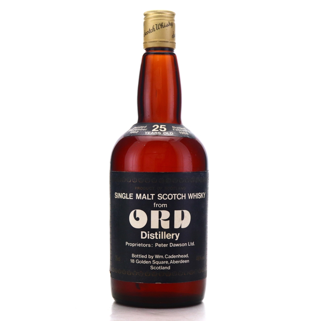 Glen Ord 1962 Cadenhead's 25 Year Old