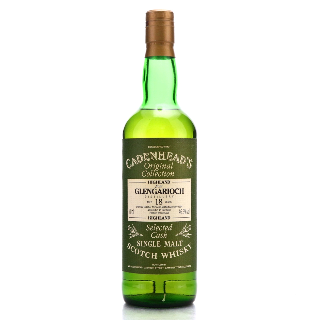 Glen Garioch 1975 Cadenhead's 18 Year Old