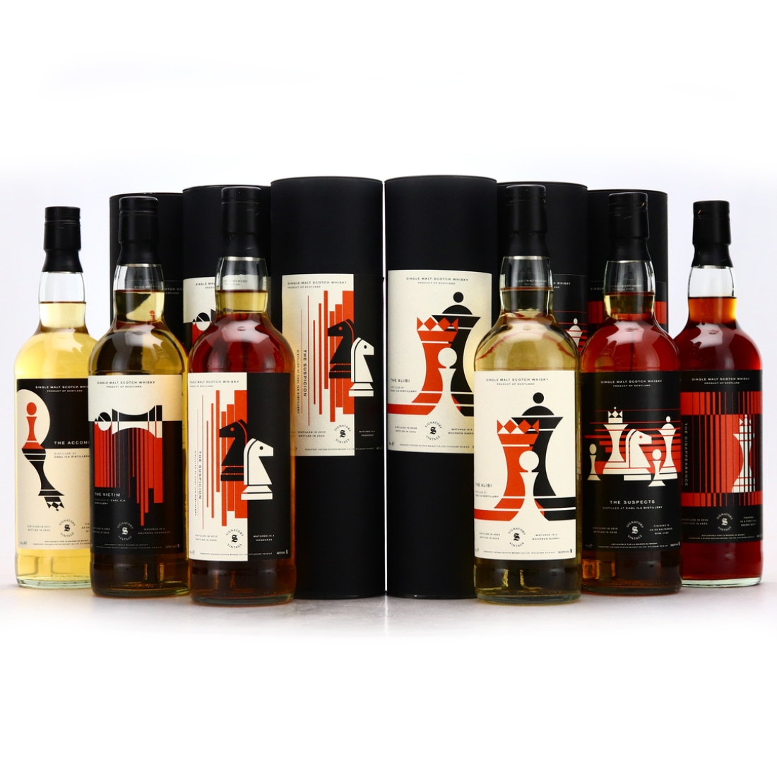 Caol Ila 2008 Signatory Vintage Chess Investigation 6 x 70cl