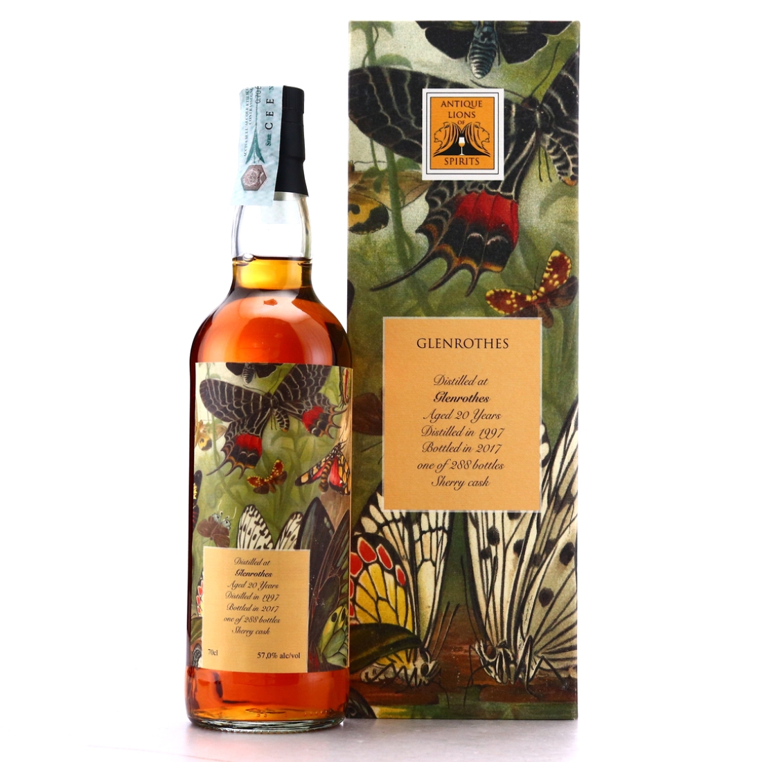 Glenrothes 1997 Antique Lions 20 Year Old / The Butterflies