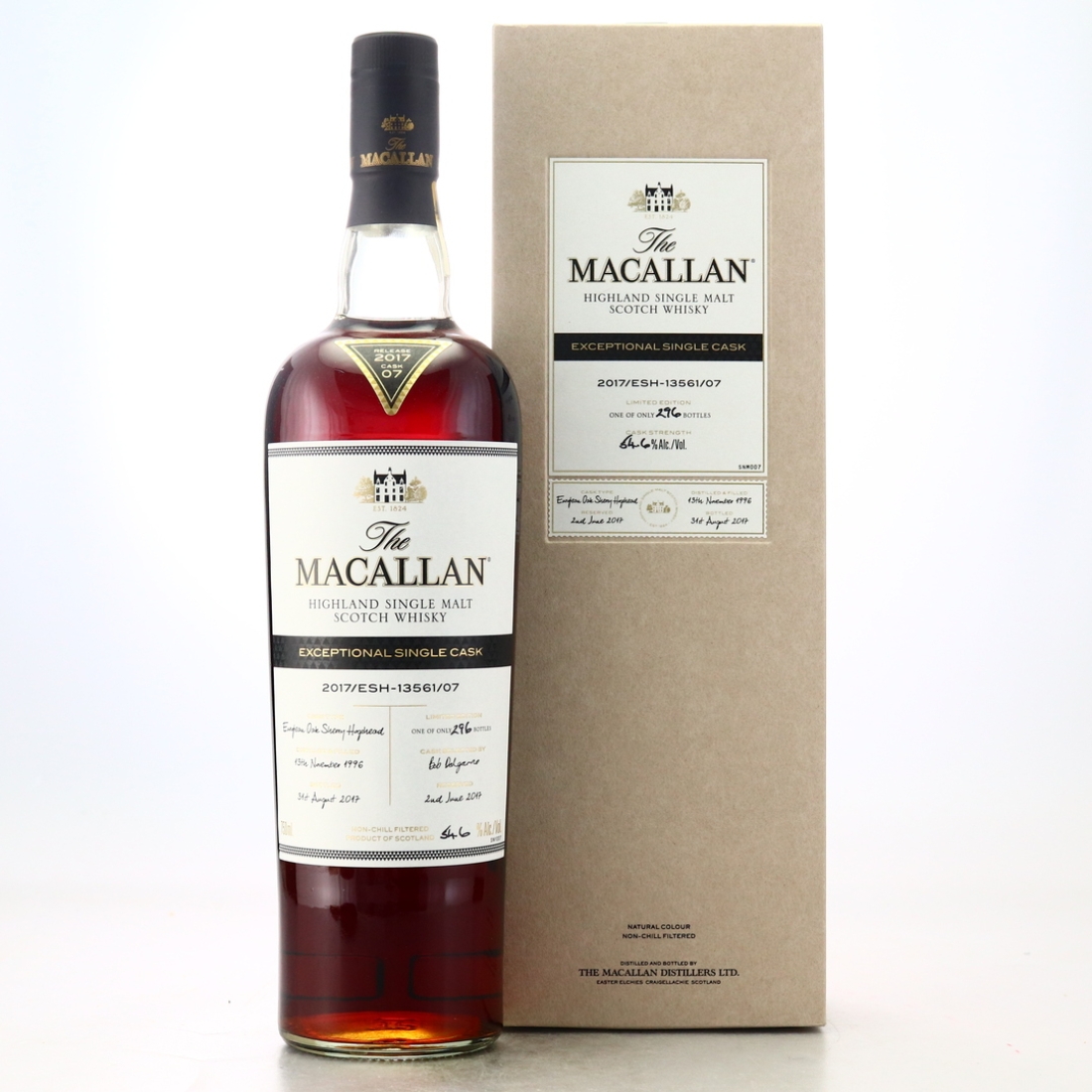 Macallan 1996 Exceptional Cask #13561-07 75cl / US Import