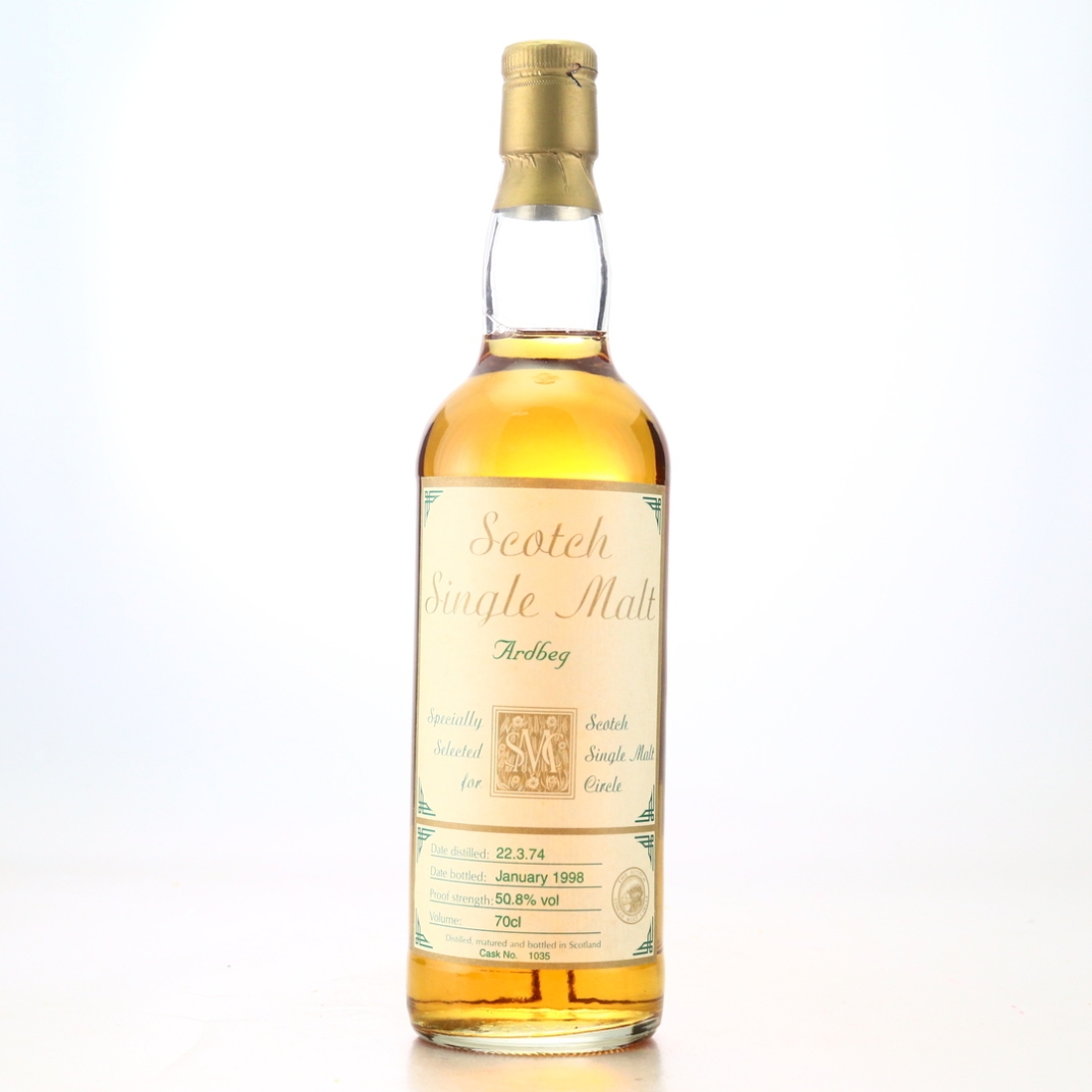 Ardbeg 1974 Scotch Single Malt Circle 
