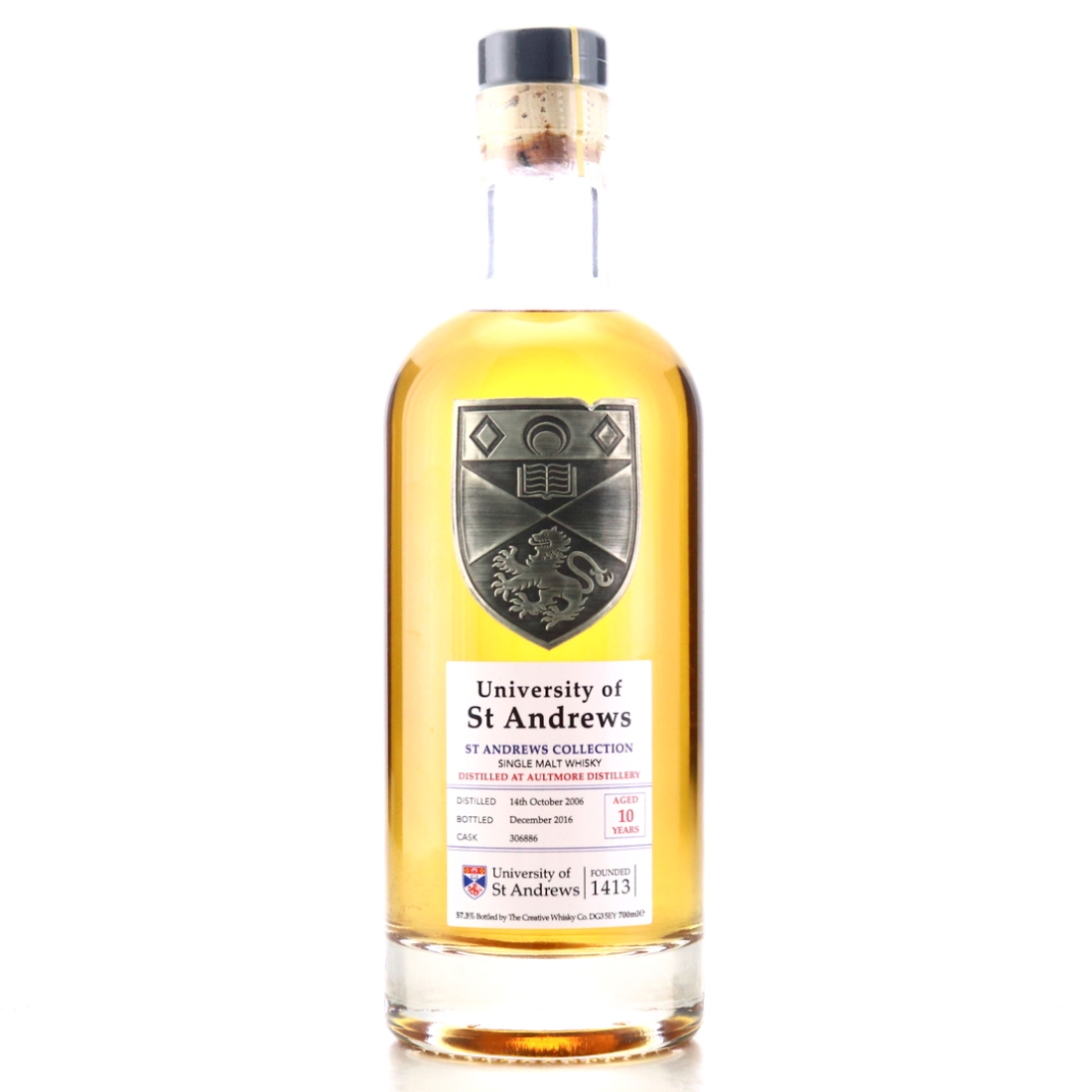 Aultmore 2006 Creative Whisky Co 10 Year Old / University of St Andrews