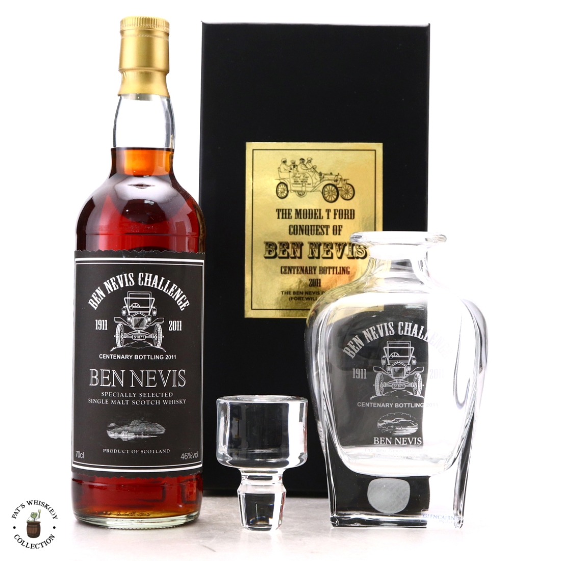 Ben Nevis Challenge Centenary Bottling with Decanter