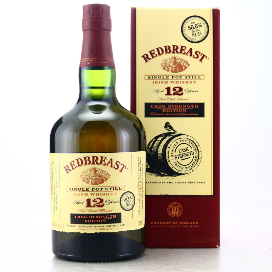 Redbreast 12 Year Old Cask Strength #B1/12 75cl / US Import