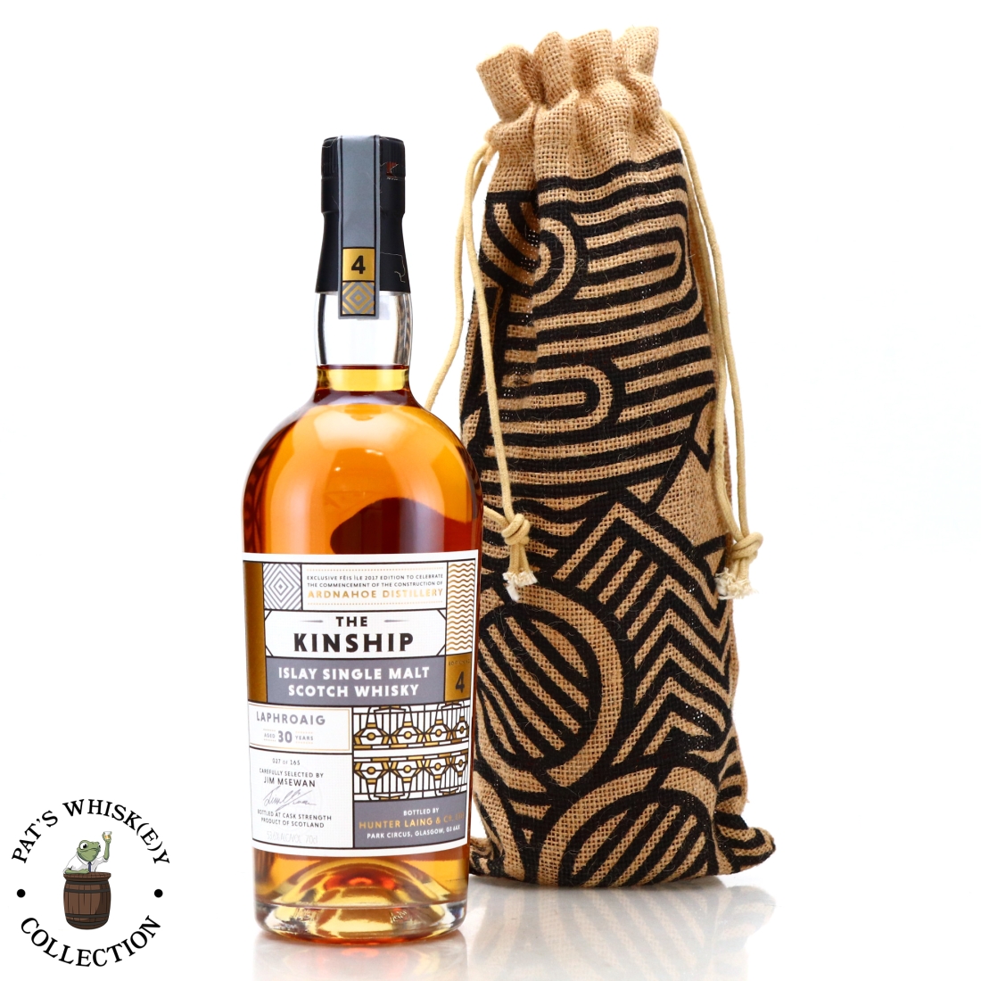 Laphroaig 30 Year Old Hunter Laing Kinship / Feis Ile 2017 - Signed by Jim McEwan
