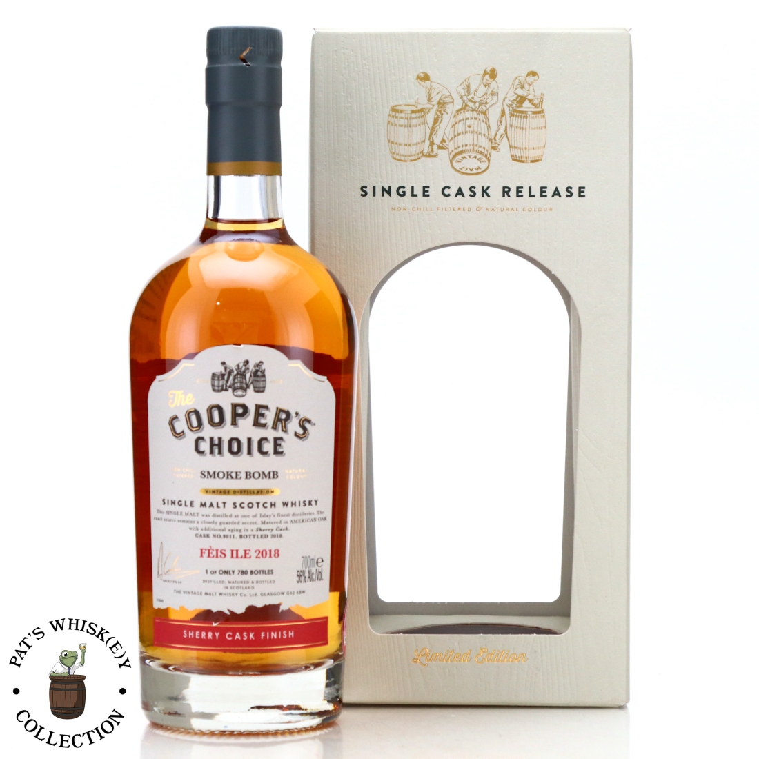 Smoke Bomb Cooper's Choice Sherry Finish Islay Single Malt / Feis Ile 2018