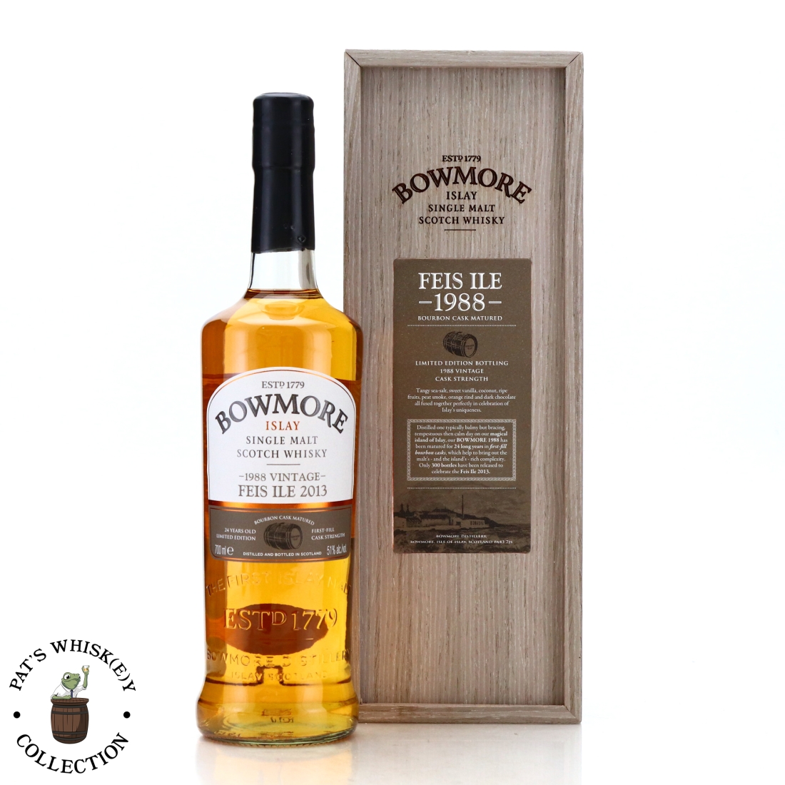 Bowmore 1988  Bourbon Cask 24 Year Old / Feis Ile 2013