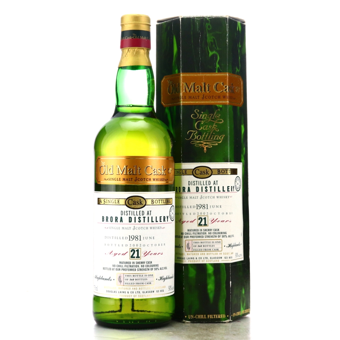 Brora 1981 Douglas Laing 21 Year Old Sherry Cask 75cl / US Import