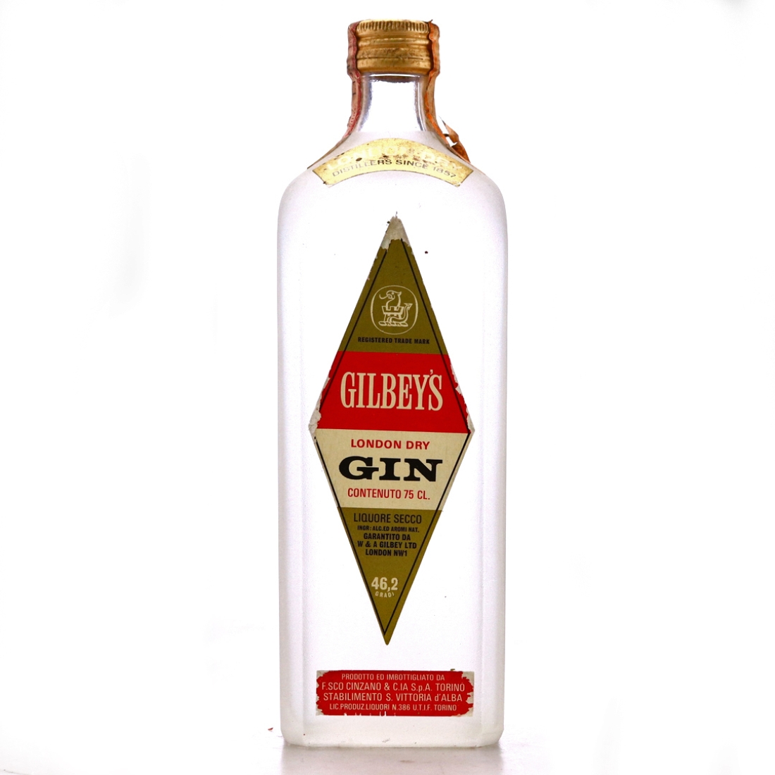 Gilbey's London Dry Gin 1970s
