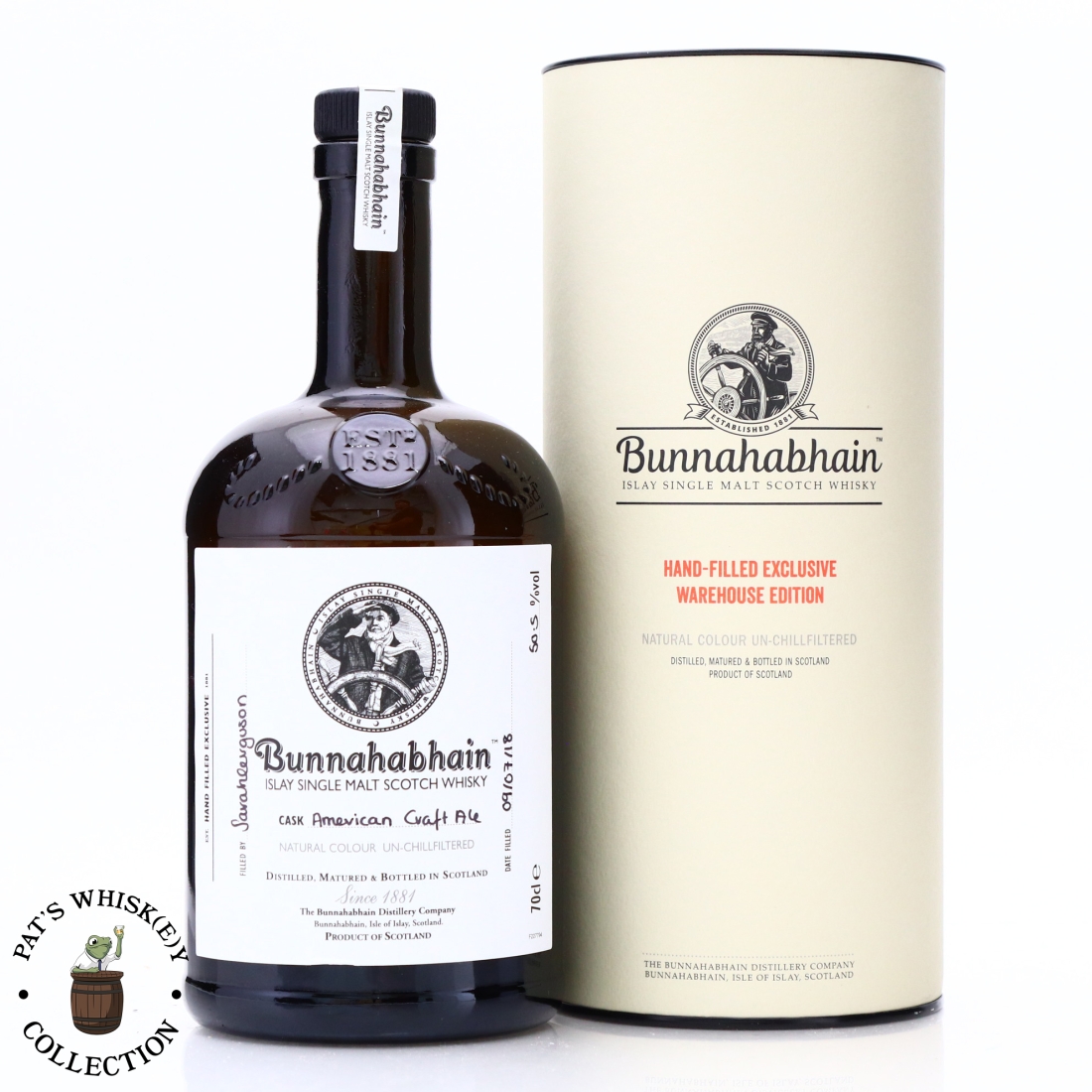 Bunnahabhain Hand Filled 2018 / American Craft Ale