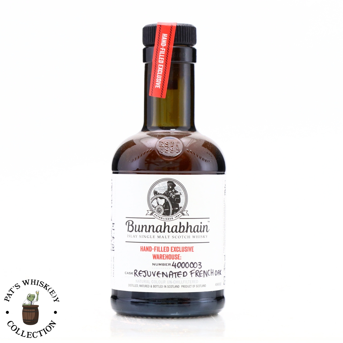 Bunnahabhain Hand Filled 2019 20cl / Rejuvenated French Oak