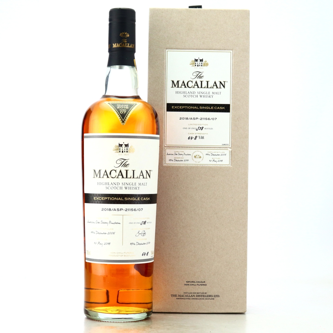 Macallan 2005 Exceptional Cask #21156-07 75cl / 2018 Release
