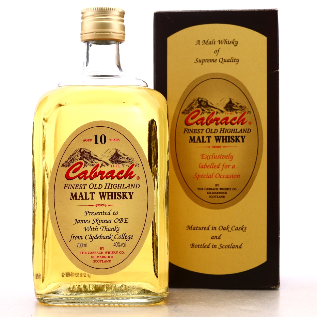 Cabrach 10 Year Old Highland Malt