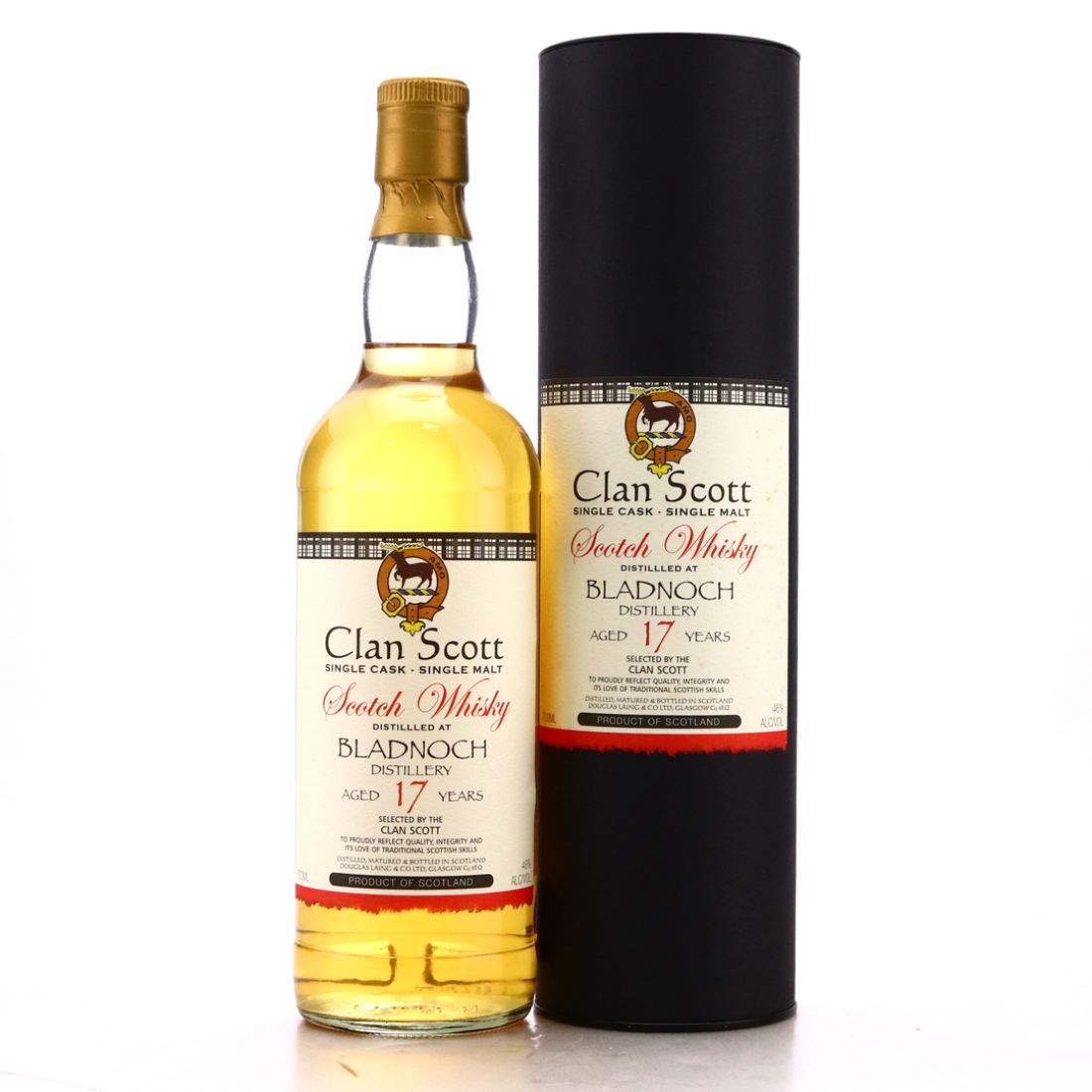 Bladnoch 17 Year Old Clan Scott