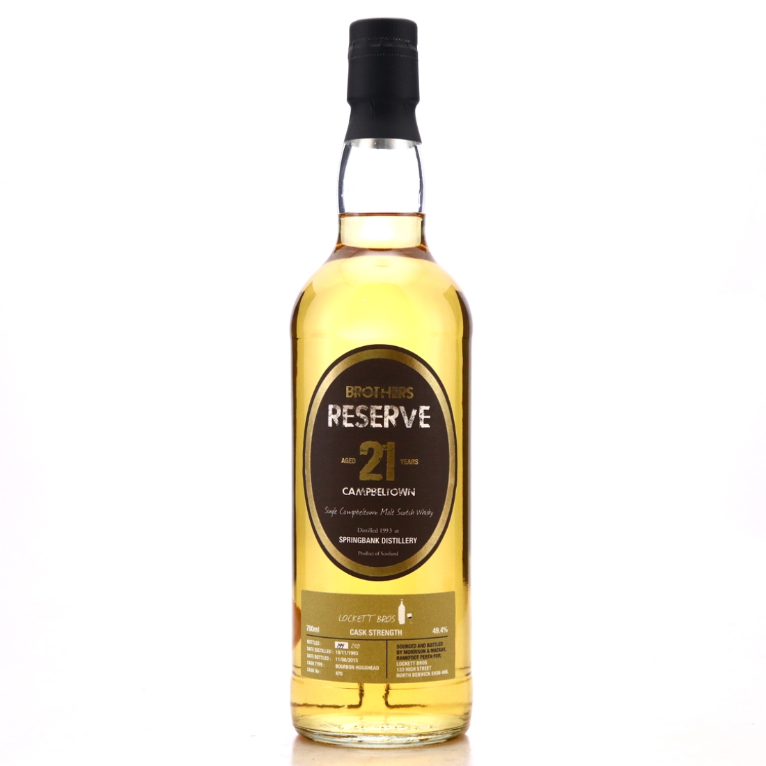 Springbank 1993 Lockett Bros 21 Year Old