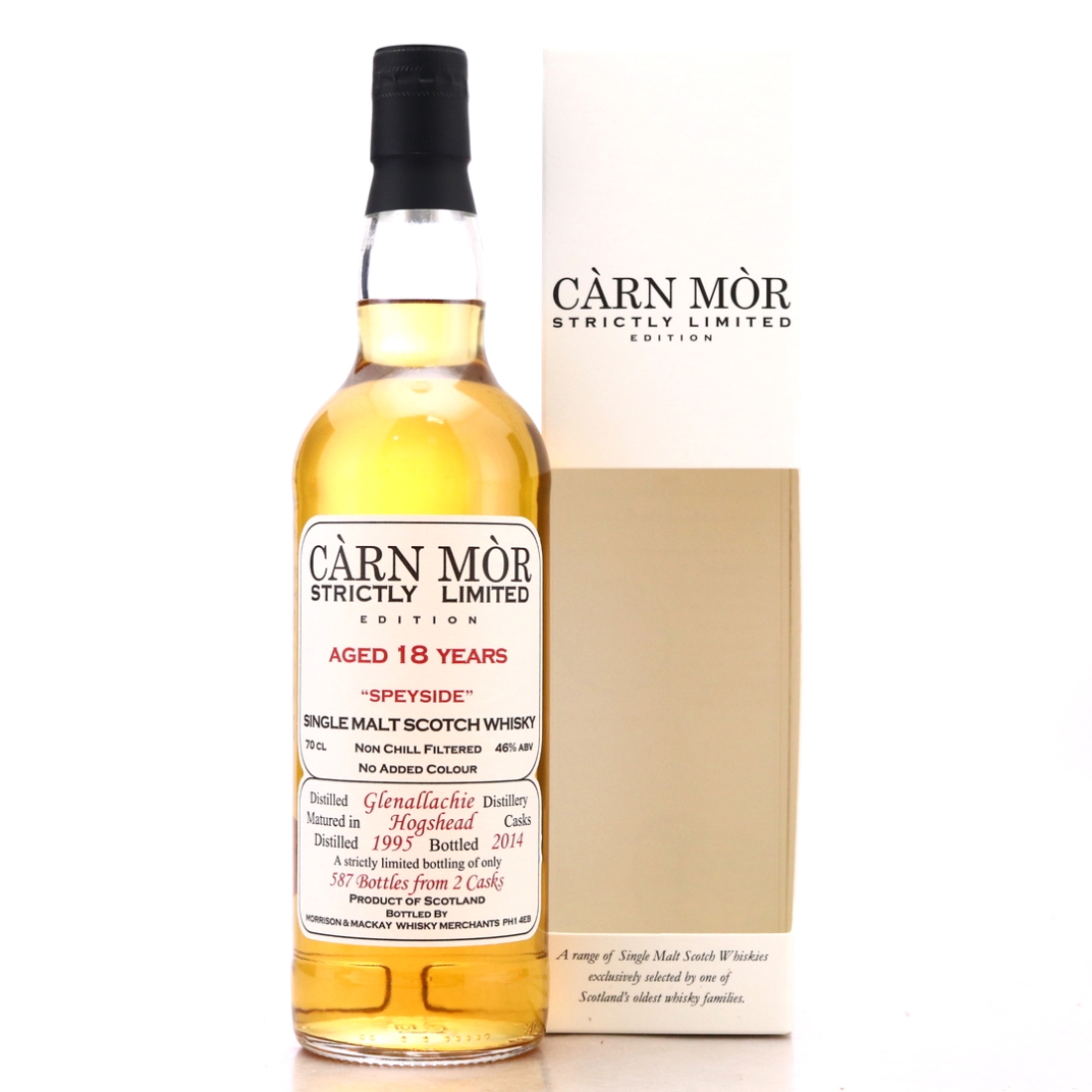 Glenallachie 1995 Carn Mor 18 Year Old