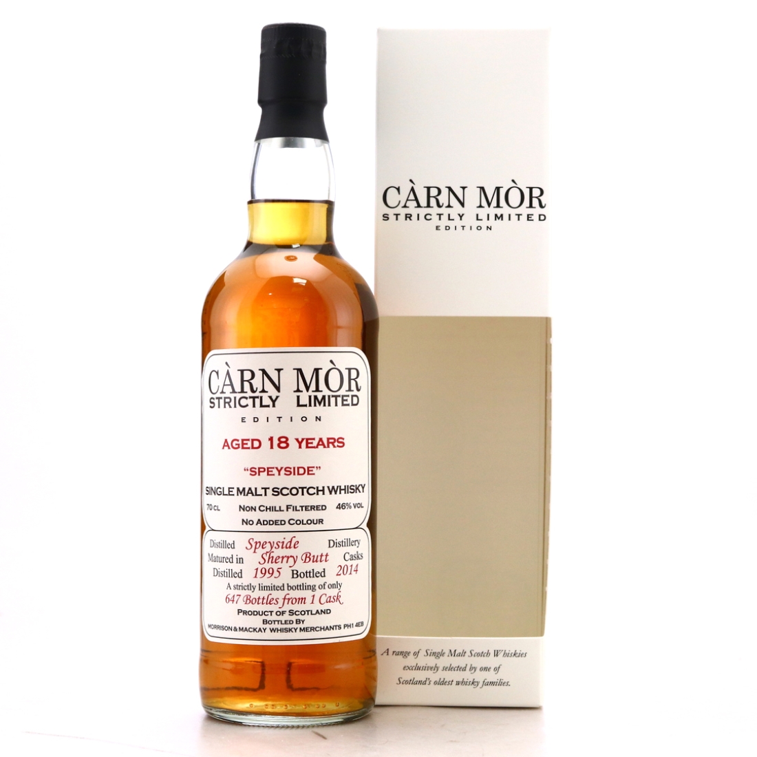 Speyside 1995 Carn Mor 18 Year Old
