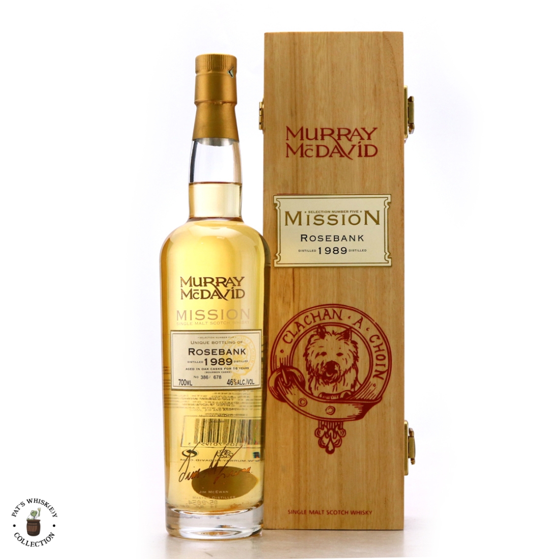 Rosebank 1989 Murray McDavid 16 Year Old Mission V