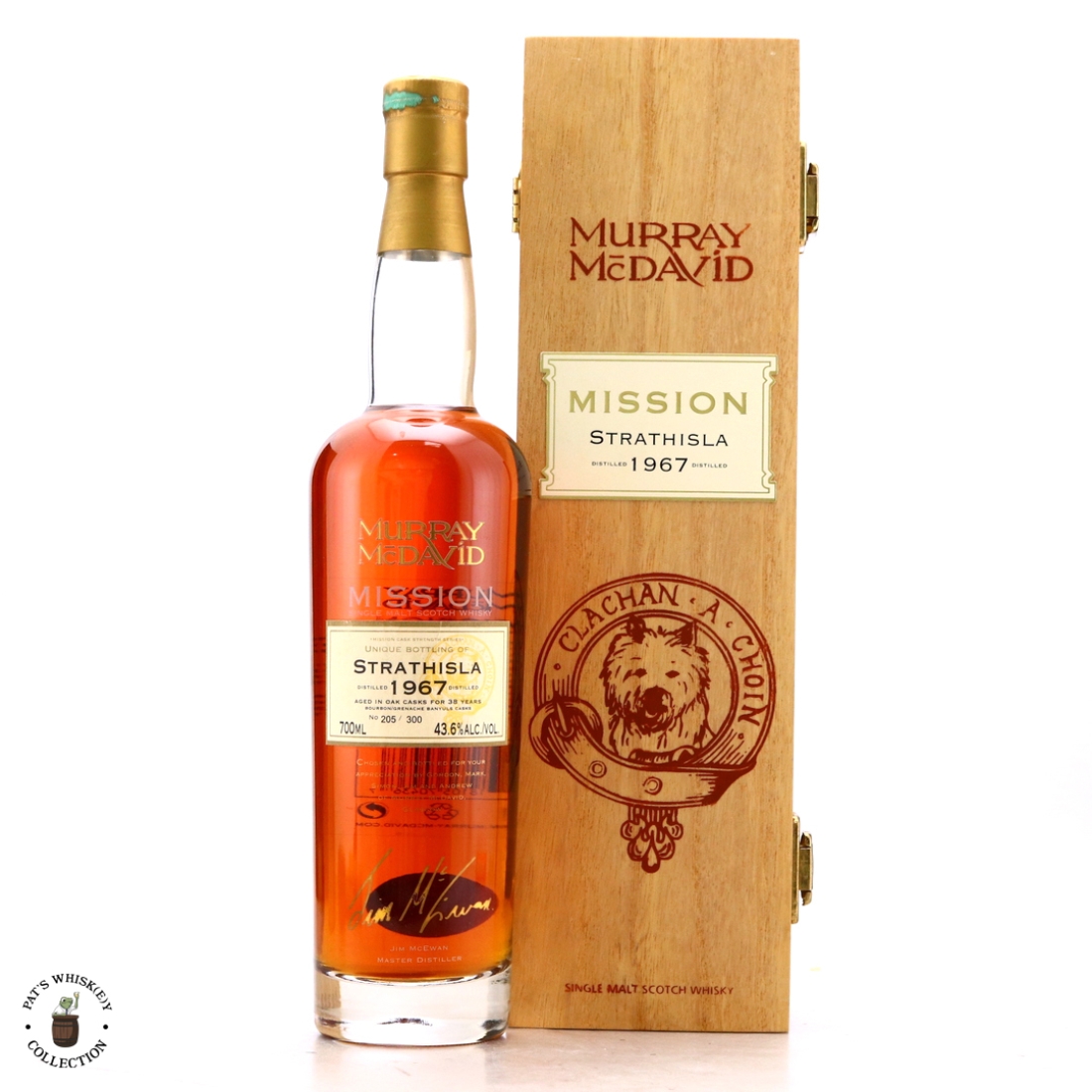 Strathisla 1967 Murray McDavid 38 Year Old Mission Cask Strength