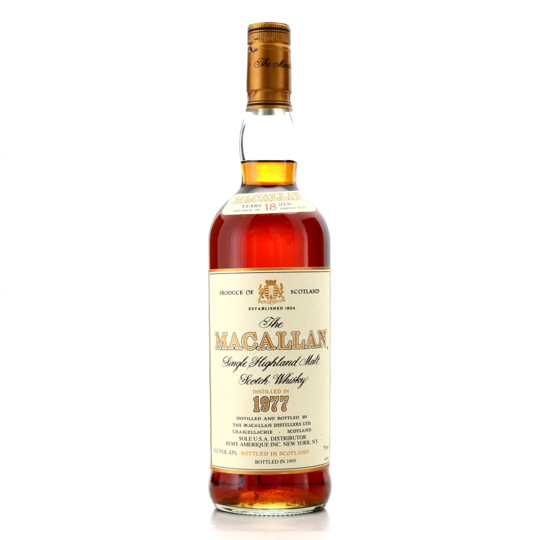Macallan 1977 18 Year Old 75cl / US Import