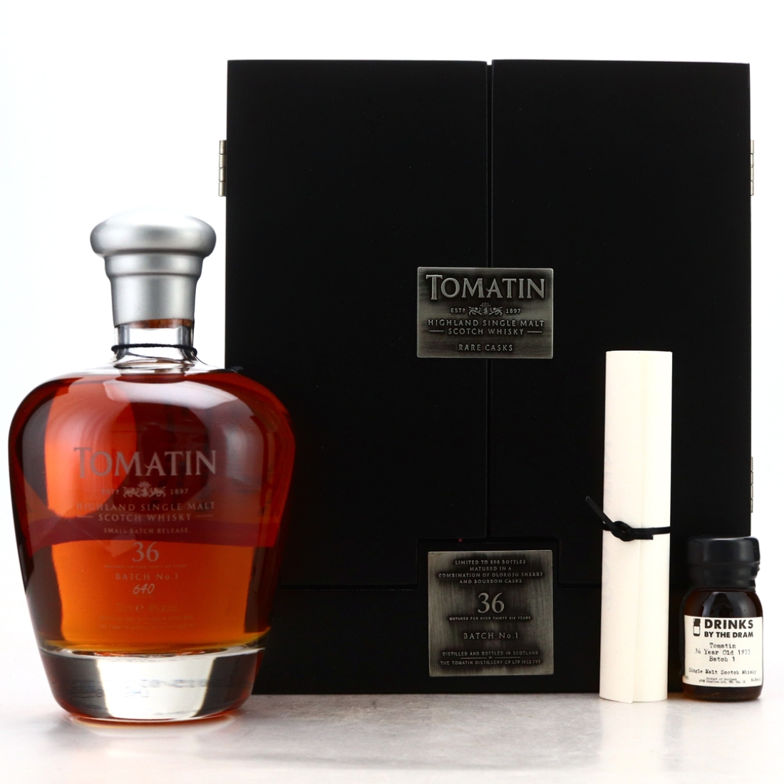 Tomatin 1977 Rare Casks 36 Year Old Batch #1 with Sample