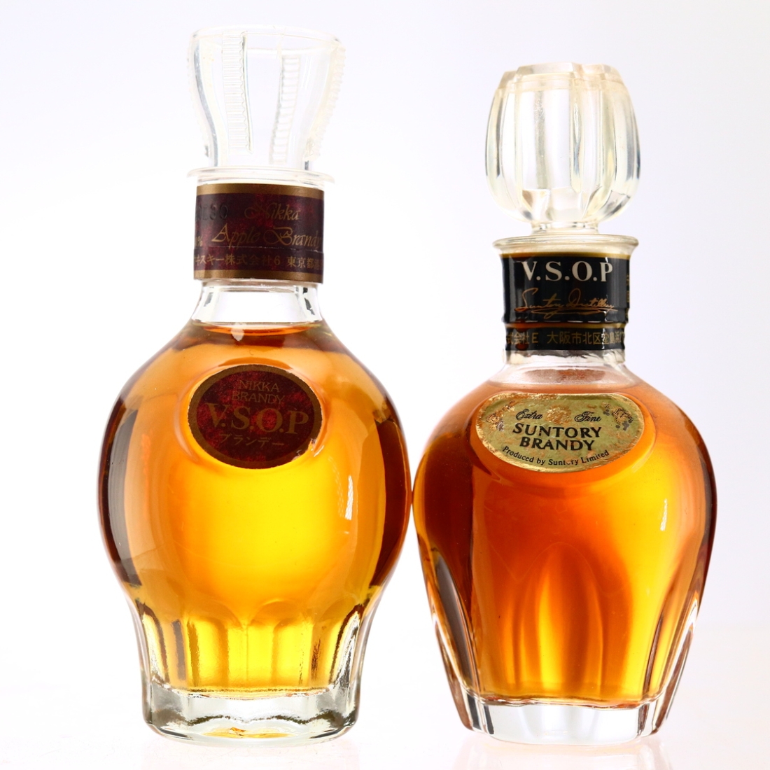 Suntory & Nikka VSOP Brandy Miniature x 2