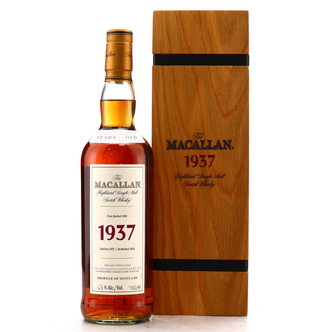 Macallan 1937 Fine and Rare 32 Year Old