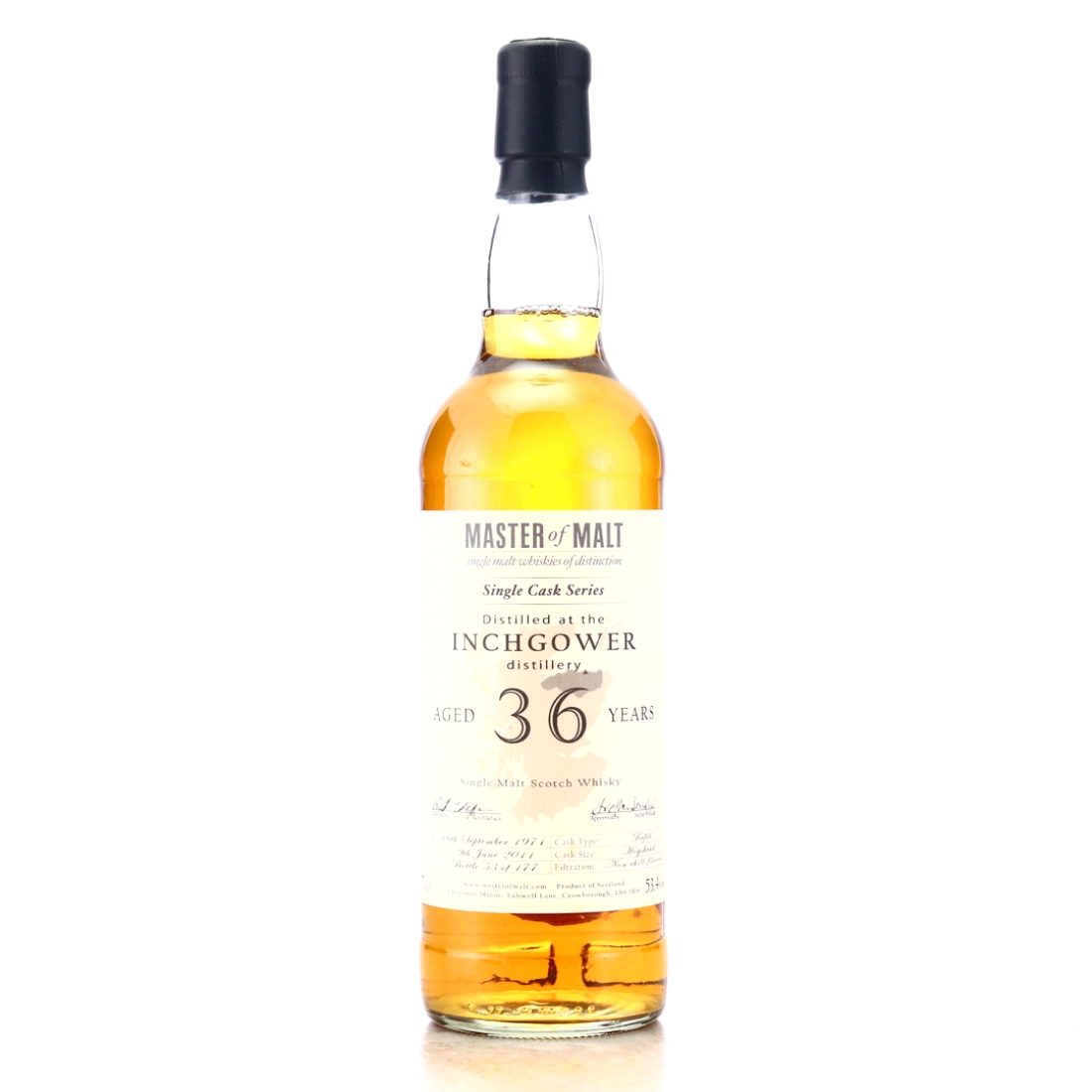 Inchgower 1974 Master of Malt 36 Year Old